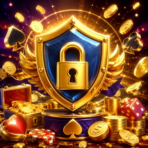 Selos de licença internacional, criptografia SSL 256-bit e RNG auditado exibidos pela plataforma X666.COM